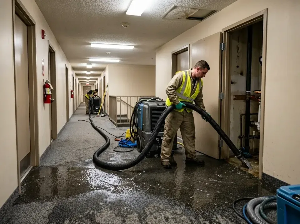 multi-unit-apartment-hallway-f-005 — frequently asked questions, Emergency Burst Pipe Water Extraction & Removal in Iowa Par…